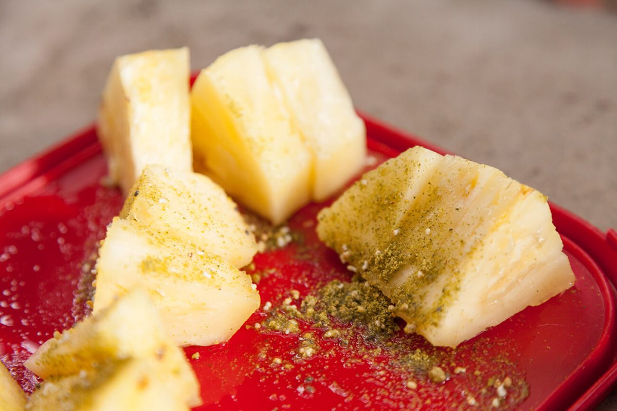 Degustamos esta deliciosa piña con pepitoria
